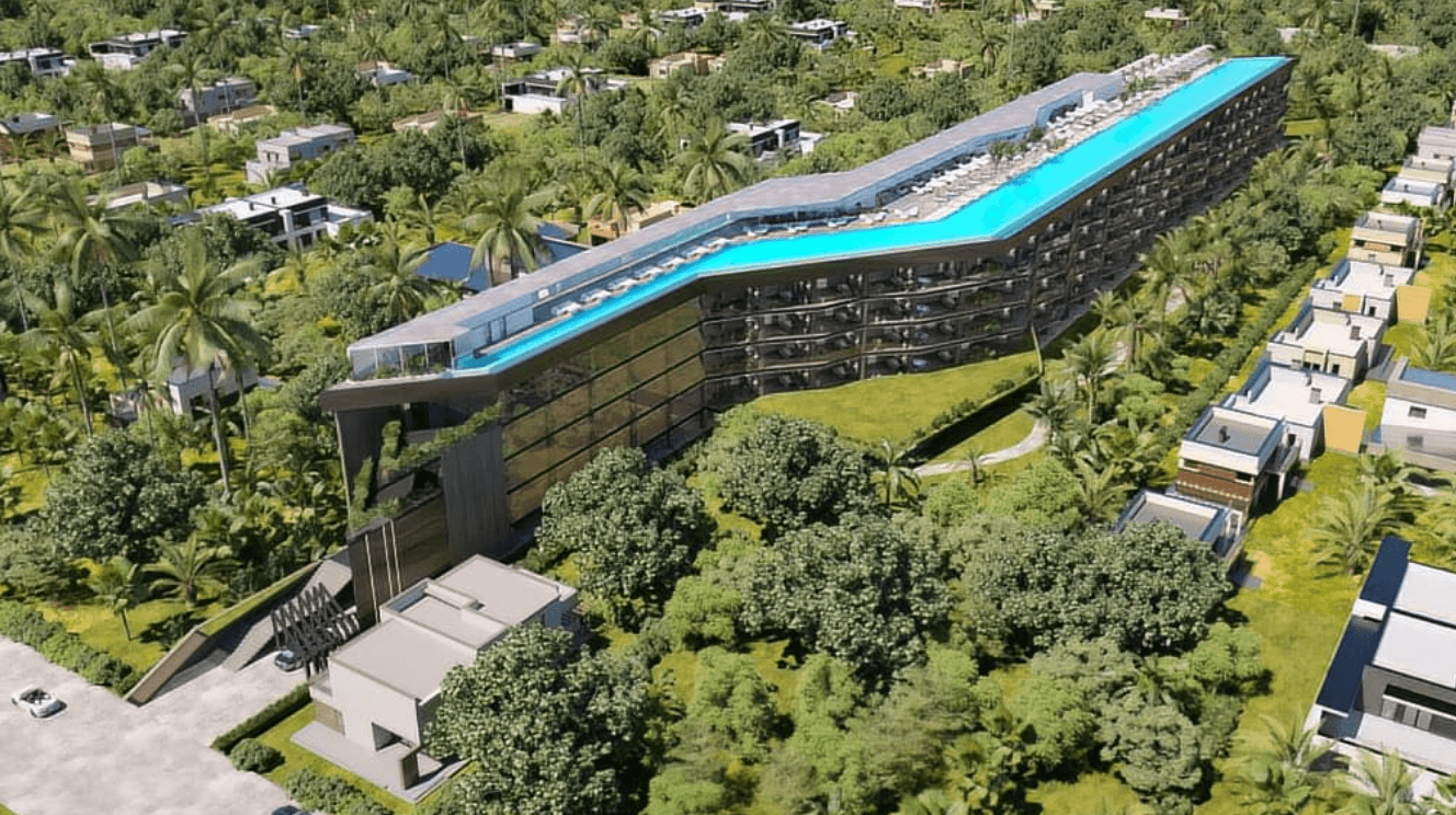 Groundbreaking residential in Bali with the largest rooftop pool to be exposed in Hamburg