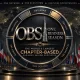 Promotional poster with a large OBS emblem on a dark stage, surrounded by international flags and a world map backdrop. Intended as a global business networking banner.